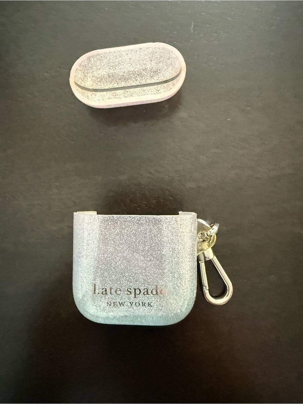 kate spade Iridescent Glitter ombré AirPods Case